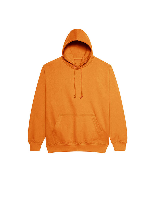 JH001 AWDis College Unisex Pumpkin Pie Orange Hoodie Flat View