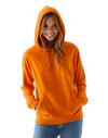 JH001 AWDis College Unisex Pumpkin Pie Orange Hoodie Women's Front View