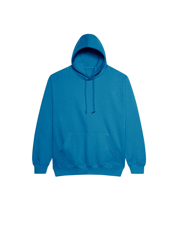 JH001 AWDis College Unisex Sapphire Blue Hoodie Flat View