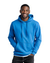 JH001 AWDis College Unisex Sapphire Blue Hoodie Men's Front View