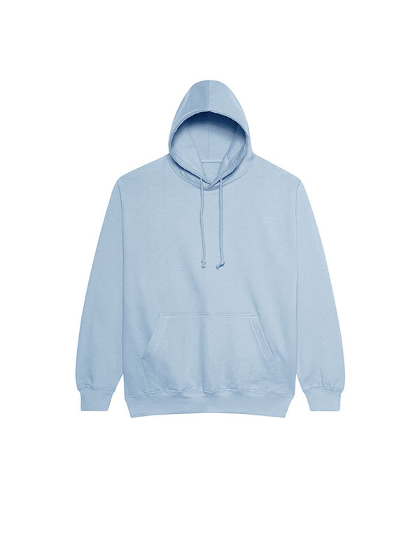 JH001 AWDis College Unisex Sky Blue Hoodie Flat View