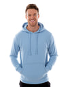 JH001 AWDis College Unisex Sky Blue Hoodie Men's Front View
