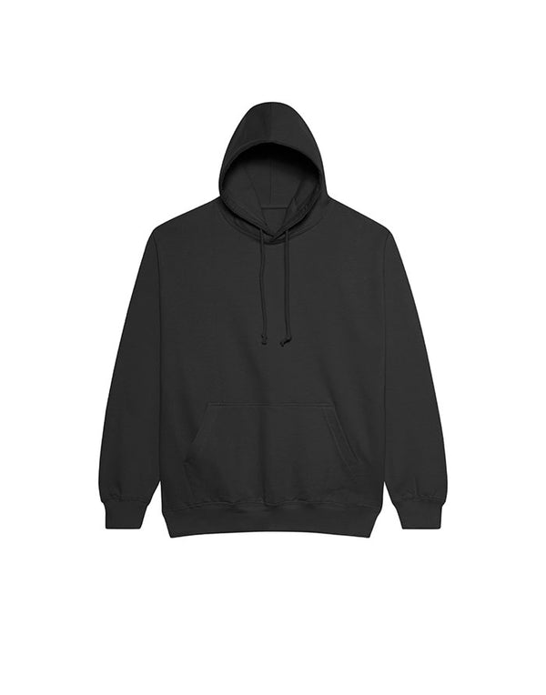 JH001 AWDis College Unisex Storm Grey Hoodie Flat View
