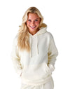 JH001 AWDis College Unisex Vanilla Milkshake Hoodie Women's Front View
