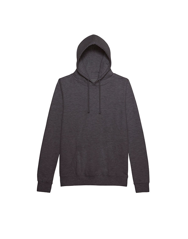 JH001F AWDis Women's Hoodie Charcoal Flat View