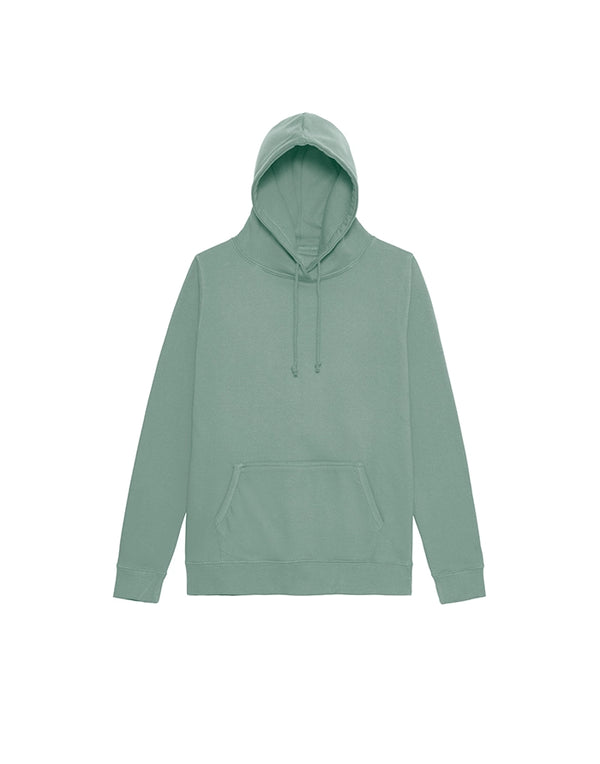 JH001F AWDis Women's Hoodie Dusty Green Flat View