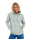 JH001F AWDis Women's Hoodie Dusty Green Front View