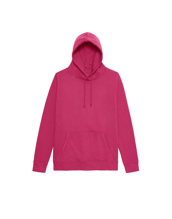 JH001F AWDis Women's Hoodie Hot Pink Flat View