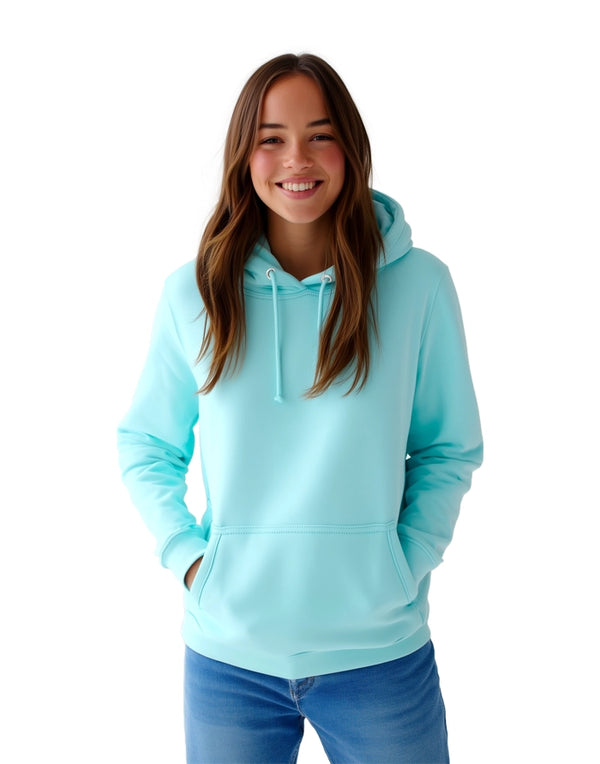 JH001F AWDis Women's Hoodie Peppermint Front View