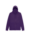 JH001F AWDis Women's HoodiePurple Flat View
