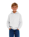 JH001J AWDis Kids Hoodie Ash Grey FrontView