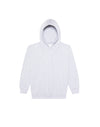 JH001J AWDis Kids Hoodie Ash Grey Flat View