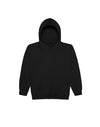 JH001J AWDis Kids Hoodie Black Smoke Flat View