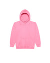 JH001J AWDis Kids Hoodie Candyfloss Pink Flat View