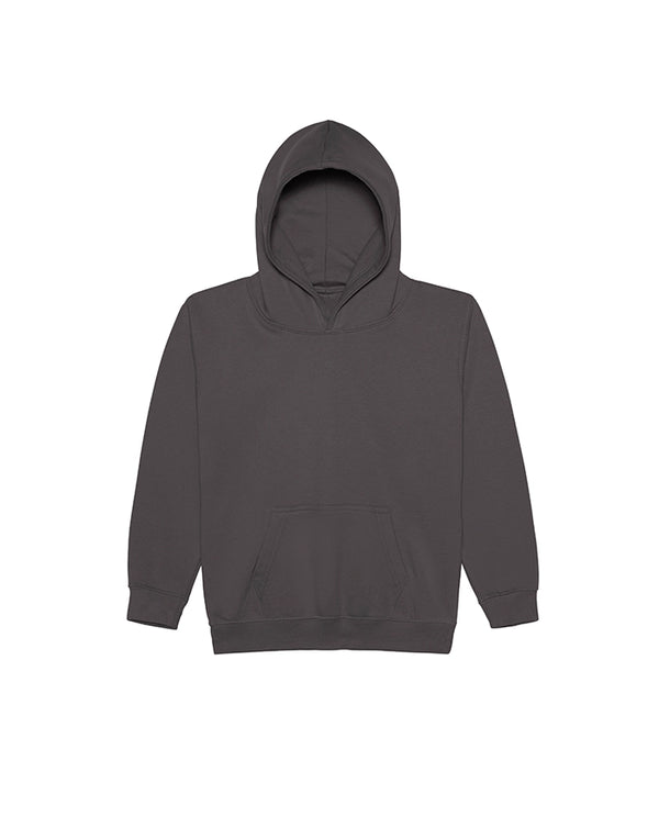 JH001J AWDis Kids Hoodie Charcoal Flat View