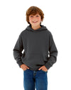 JH001J AWDis Kids Hoodie Charcoal Front View