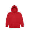 JH001J AWDis Kids Hoodies Fire Red Flat View