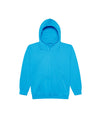 JH001J AWDis Kids Hoodie Hawaiian Blue Flat View