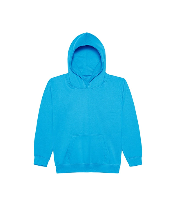 JH001J AWDis Kids Hoodie Hawaiian Blue Flat View
