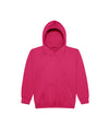 JH001J AWDis Kids Hoodie Hot-Pink Flat View