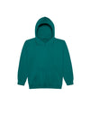 JH001J AWDis Kids Hoodie Jade Green Flat View