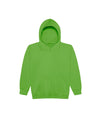 JH001J AWDis Kids Hoodie Lime GreenFlat View
