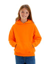 JH001J AWDis Kids HoodieOrange Crush Front View
