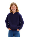 JH001J AWDis Kids Hoodie Oxford Navy Front View