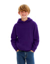 JH001J AWDis Kids Hoodie Purple Front View