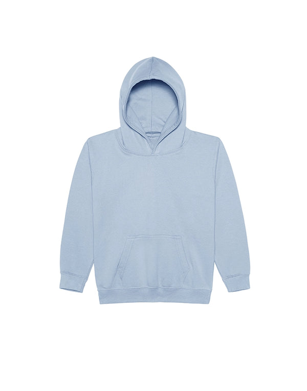 JH001J AWDis Kids Hoodie Sky Blue Flat View