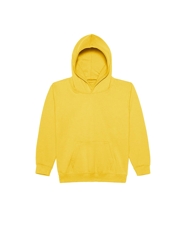 JH001J AWDis Kids Hoodie Sun Yellow Flat View