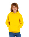 JH001J AWDis Kids Hoodie Sun Yellow Front View