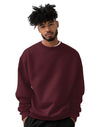 JH030 AWDis Sweatshirt in Burgundy Men's Front View
