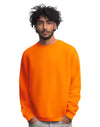 JH030 AWDis Sweatshirt in Orange Crush Unisex Front View