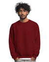 JH030 AWDis Sweatshirt in Red Hot Chilli Men's Front View