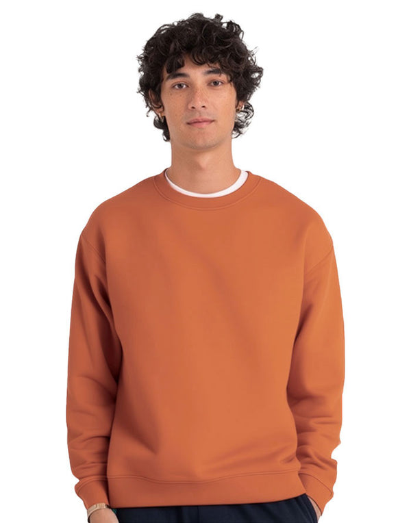 JH030 AWDis Sweatshirt in Ginger Men's Front View