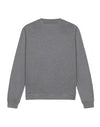 JH030 AWDis Sweatshirt in Graphite-Heather Flat Front View