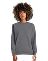 JH030 AWDis Sweatshirt in Graphite-Heather Women's Front View
