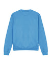 JH030 AWDis Sweatshirt in Hawaiian Blue Flat Front View