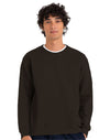 JH030 AWDis Unisex Sweatshirt in Hot Chocolate Men's Front View