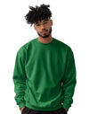 JH030 AWDis Unisex Sweatshirt in Kelly Green Men's Front View