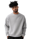 JH030 AWDis Unisex Sweatshirt in Moondust Men's Front View