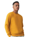 JH030 AWDis Unisex Sweatshirt in Mustard Men's Front View