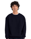 JH030 AWDis Unisex Sweatshirt in New French Navy Men's Front View