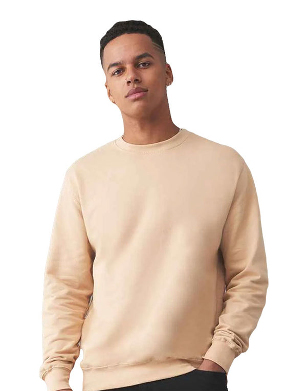 JH030 AWDis Unisex Sweatshirt in Nude Men's Front View