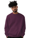 JH030 AWDis Unisex Sweatshirt in Plum Men's Front View