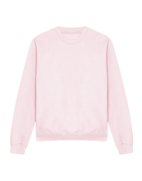 JH030 AWDis Sweatshirt in Baby Pink Flat View