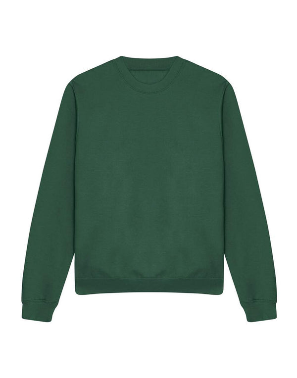 JH030 AWDis Sweatshirt in Bottle Green Flat Front View