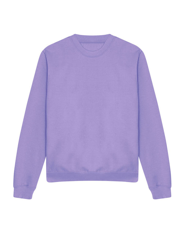 JH030 AWDis Sweatshirt in Digital Lavender Flat Front View