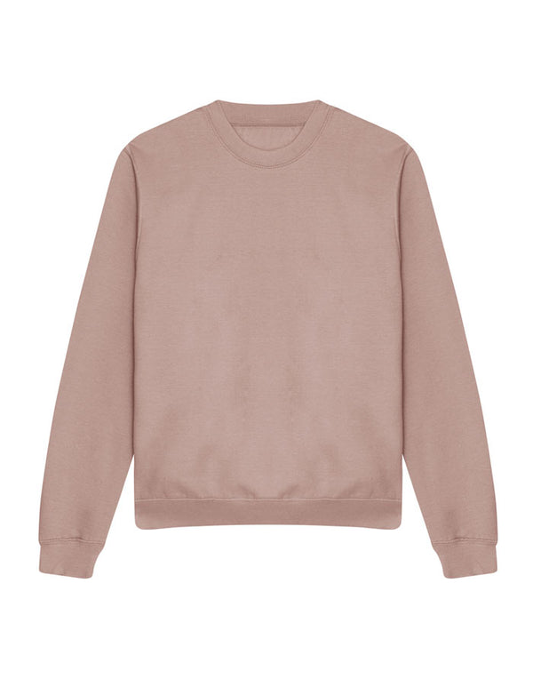 JH030 AWDis Sweatshirt in Dusty Pink Flat View
